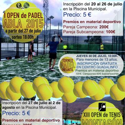 #Abla 2015 Open Tenis &#127934; Pádel