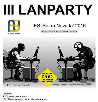 III LanParty IES SierraNevada de Fiñana - Almería