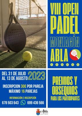 VIII Torneo Open Abla de Pádel &#127934; 2023