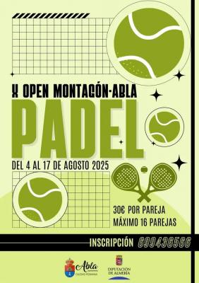 X Torneo Open Abla de Pádel &#127934; 2025 #GoPadelAbla