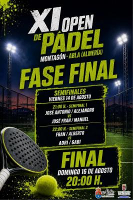 XI Torneo Open Abla de P&aacute;del 🎾 2026 #GoPadelAbla